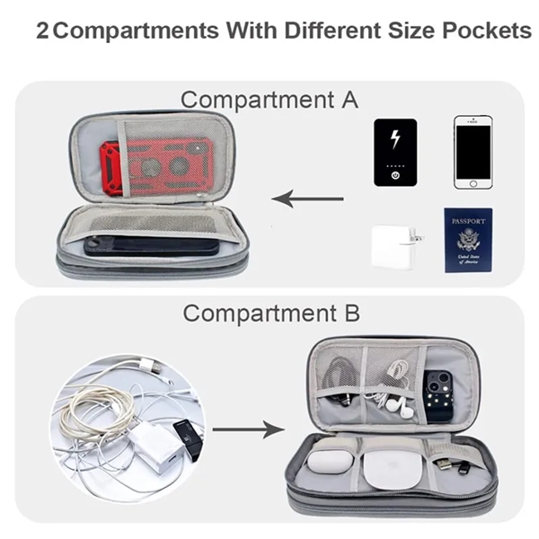 Cable Cord Electronics Carrying Bag - Cable Cord Electronics Carrying Bag - Image 2 of 4