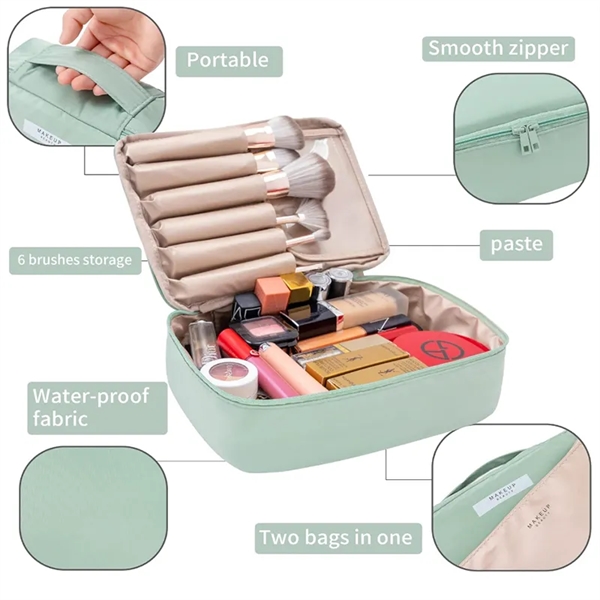 Large Travel Cosmetic Case - Large Travel Cosmetic Case - Image 2 of 3