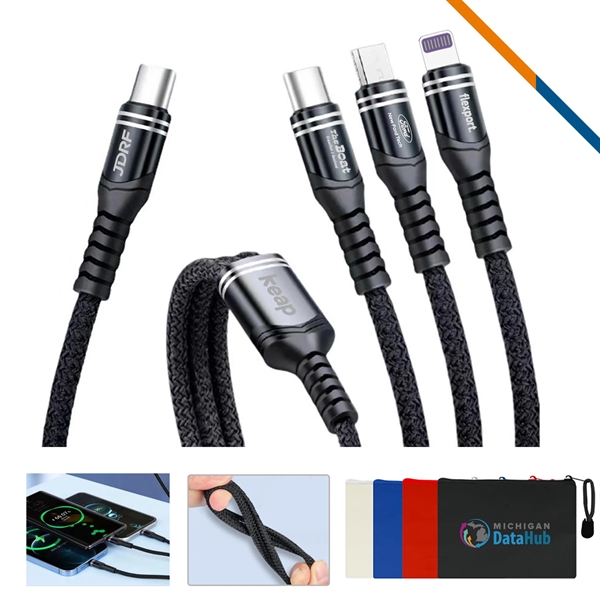 Drosey 3in1 Charging Cable - Drosey 3in1 Charging Cable - Image 0 of 3
