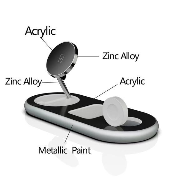 3 for 1 Wireless Charger With Stand - 3 for 1 Wireless Charger With Stand - Image 1 of 4