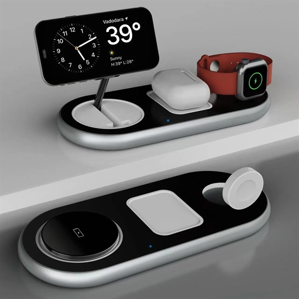 3 for 1 Wireless Charger With Stand - 3 for 1 Wireless Charger With Stand - Image 2 of 4
