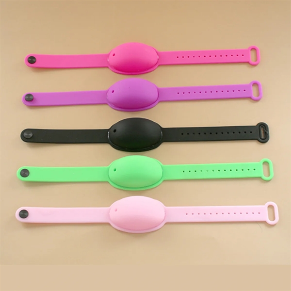 Silicone Hand Wristband Sanitizer Bracelet - Silicone Hand Wristband Sanitizer Bracelet - Image 0 of 0