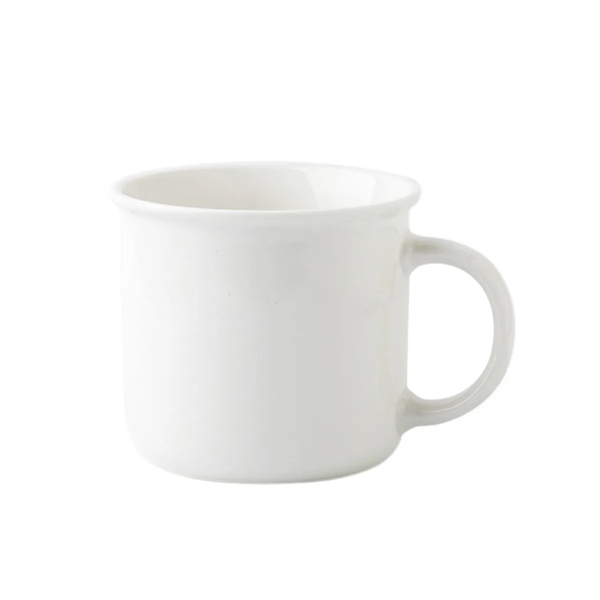 11Oz Ceramic Coffee Mug With Colored Rim & Handle - 11Oz Ceramic Coffee Mug With Colored Rim & Handle - Image 1 of 7