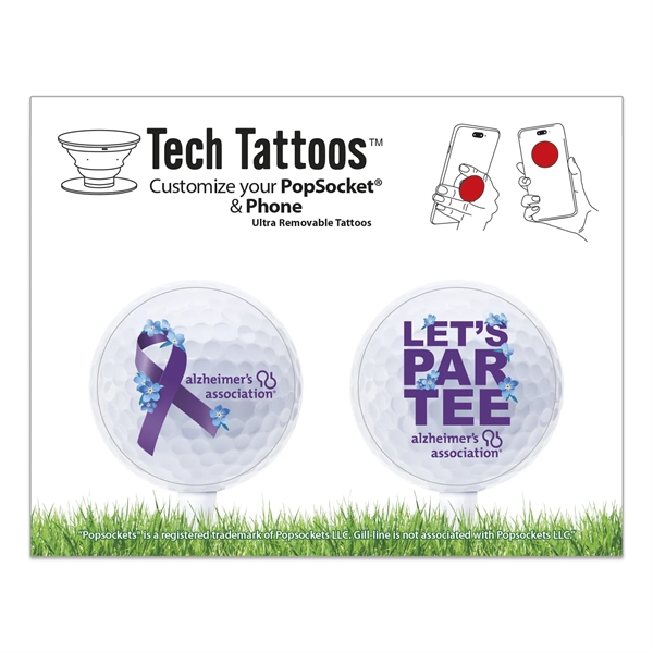 Phone Holder Tech Tattoos (4 1/2" x 3 1/2" Sheet) - Phone Holder Tech Tattoos (4 1/2" x 3 1/2" Sheet) - Image 0 of 1