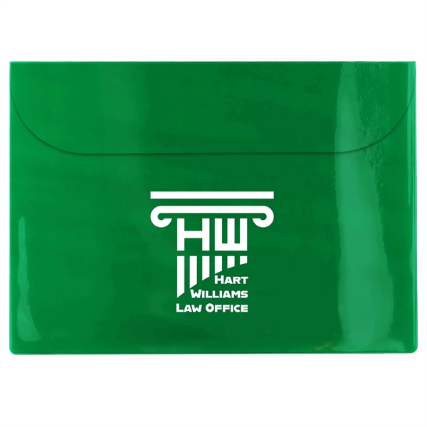 Translucent Vinyl Large Legal Sized Portfolio - Translucent Vinyl Large Legal Sized Portfolio - Image 0 of 3