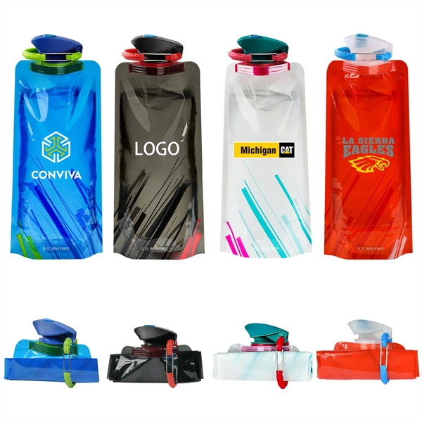 Large Foldable Water Bottle - Large Foldable Water Bottle - Image 0 of 4