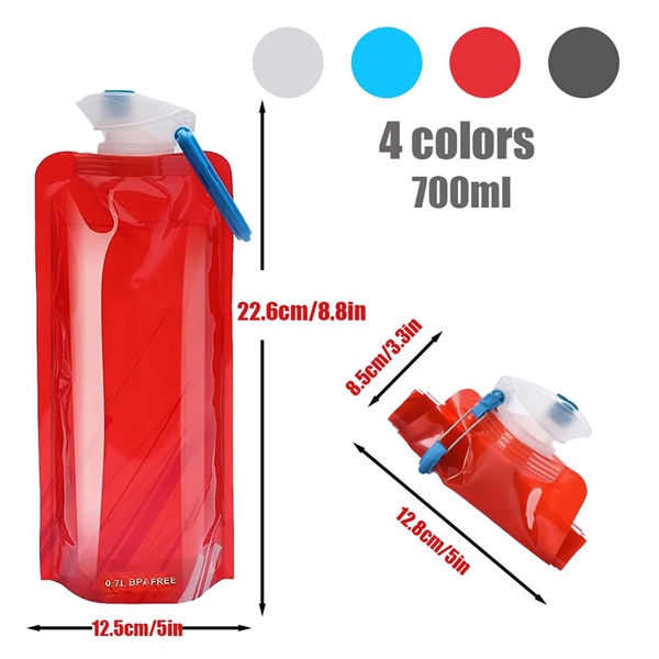 Large Foldable Water Bottle - Large Foldable Water Bottle - Image 3 of 4