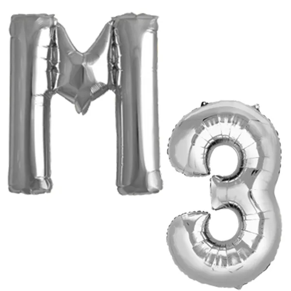 32" Custom Letter & Number Mylar Balloons - 32" Custom Letter & Number Mylar Balloons - Image 0 of 2