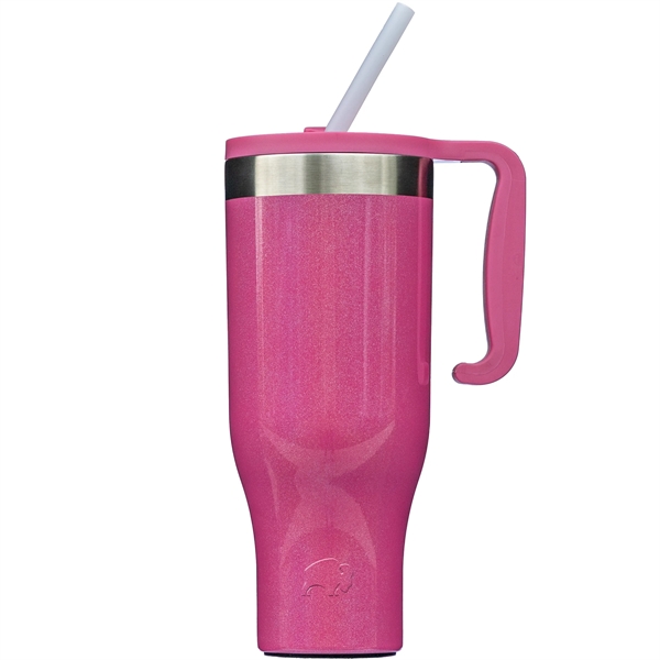 40 oz Stainless Steel Tumbler & Straw - Ceramic Lined - 40 oz Stainless Steel Tumbler & Straw - Ceramic Lined - Image 1 of 20