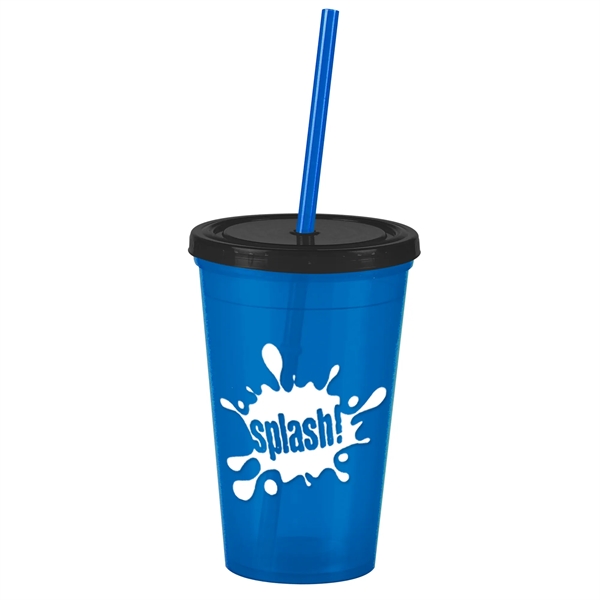 The Pioneer 16 oz Insulated Straw Tumbler - The Pioneer 16 oz Insulated Straw Tumbler - Image 11 of 13