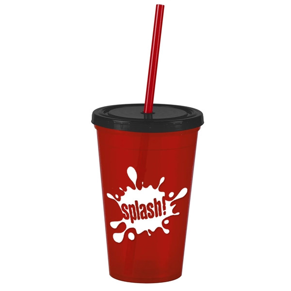 The Pioneer 16 oz Insulated Straw Tumbler - The Pioneer 16 oz Insulated Straw Tumbler - Image 12 of 13