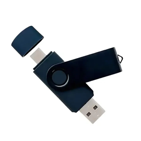 USB3.0 Interface+Type C 8GB-128GB Rotating Flash Drive - USB3.0 Interface+Type C 8GB-128GB Rotating Flash Drive - Image 2 of 5