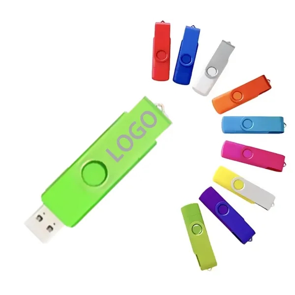 USB3.0 Interface+Type C 8GB-128GB Rotating Flash Drive - USB3.0 Interface+Type C 8GB-128GB Rotating Flash Drive - Image 4 of 5