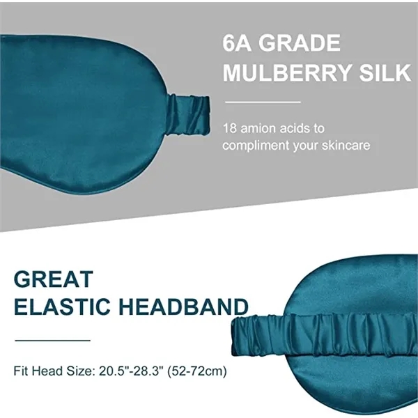 Elastic Strap Double Layer Silk Eye Mask - Elastic Strap Double Layer Silk Eye Mask - Image 1 of 3