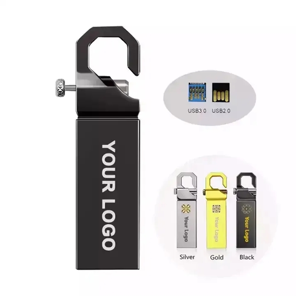 Metal USB Flash Drive with 8GB-64GB Capacity - Metal USB Flash Drive with 8GB-64GB Capacity - Image 2 of 5
