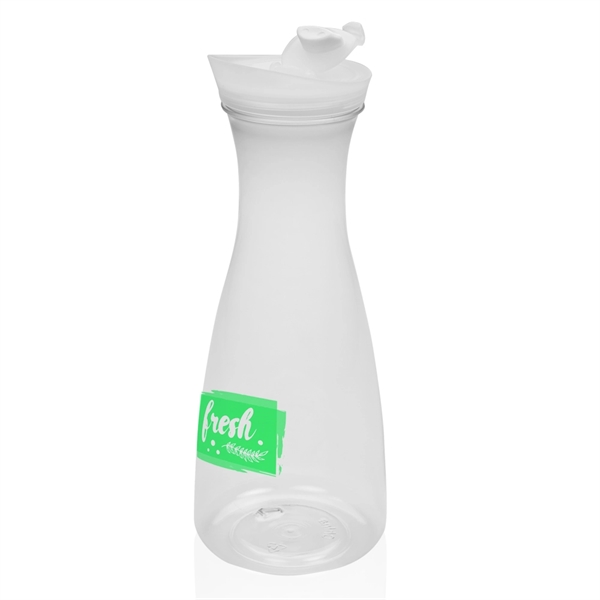 34 oz. Clear Plastic Carafes with Lid