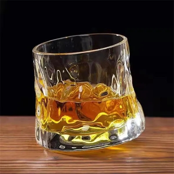 5 oz Crystal Rotating Whisky Glasses - 5 oz Crystal Rotating Whisky Glasses - Image 1 of 5