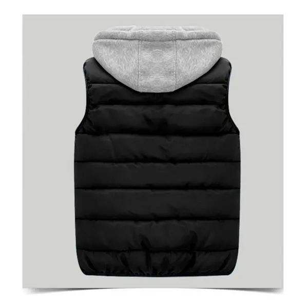 Hooded Lightweight Down Vest - Hooded Lightweight Down Vest - Image 2 of 3