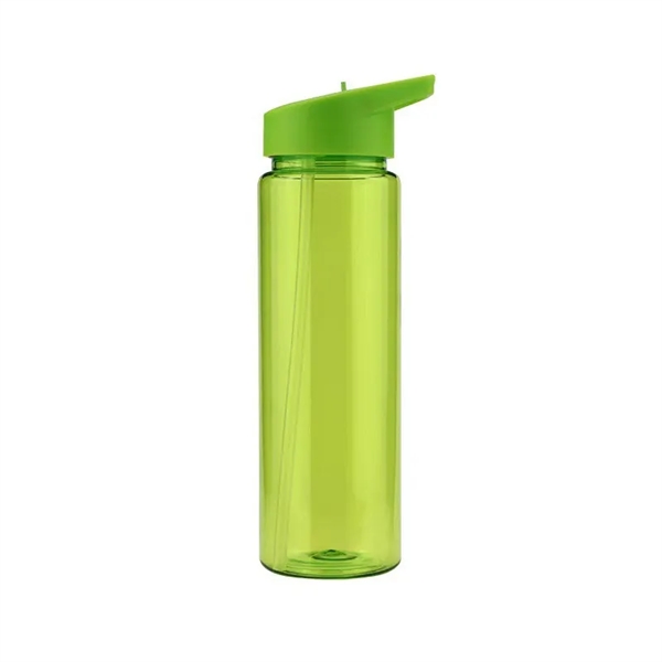 Clear Water Bottle With Flip Carry Lid - Clear Water Bottle With Flip Carry Lid - Image 1 of 3