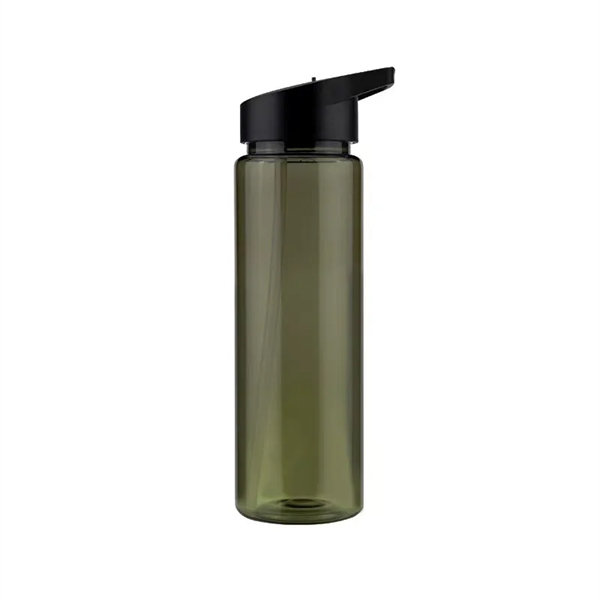 Clear Water Bottle With Flip Carry Lid - Clear Water Bottle With Flip Carry Lid - Image 2 of 3