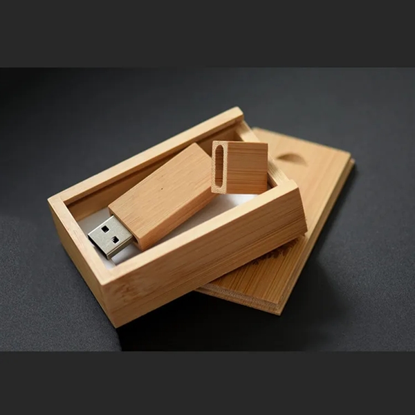 Rectangle Wood USB Flash Drive Gift Box - Rectangle Wood USB Flash Drive Gift Box - Image 3 of 5