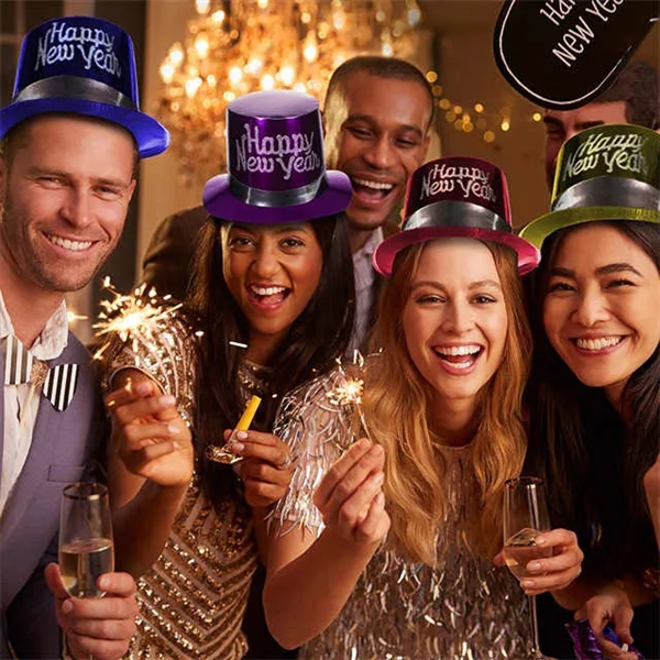 Happy New Year Eve Party Top Hat - Happy New Year Eve Party Top Hat - Image 4 of 4