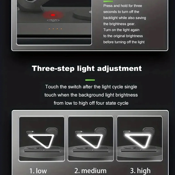 5 in 1 Fast Wireless Charger Stand Magnetic Charging Station - 5 in 1 Fast Wireless Charger Stand Magnetic Charging Station - Image 6 of 7