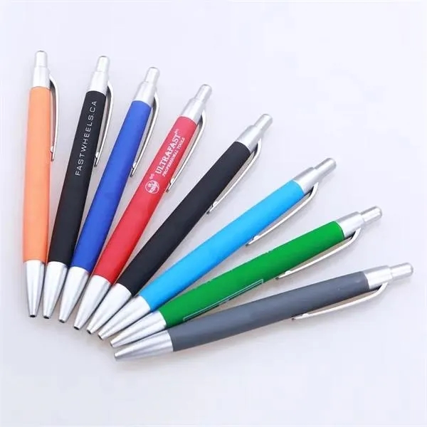 Rubber Coated Click Ballpoint Pen - Rubber Coated Click Ballpoint Pen - Image 0 of 7