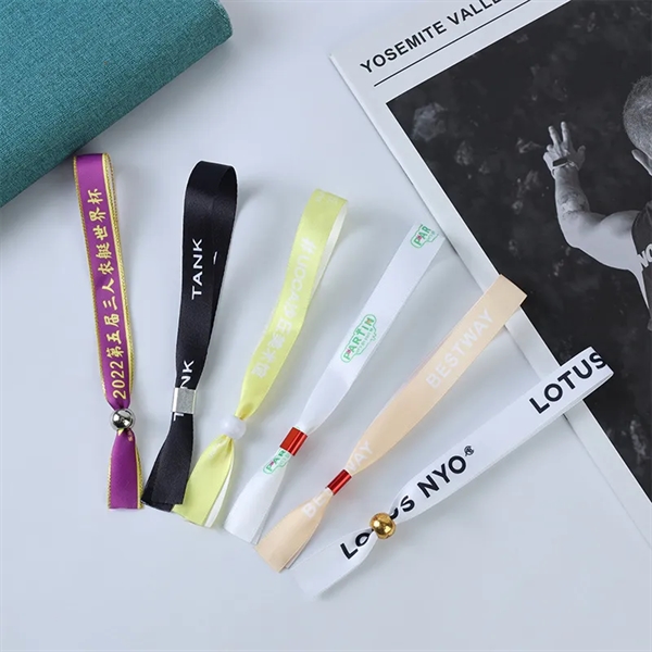 Disposable Polyester Wristband for Events Concerts Festivals - Disposable Polyester Wristband for Events Concerts Festivals - Image 1 of 7