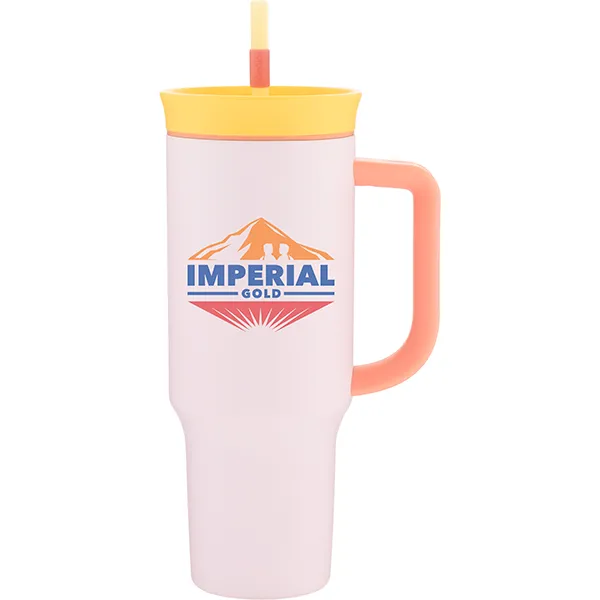 40 oz Owala Tumbler Stainless Steel Insulated Mug with Straw - 40 oz Owala Tumbler Stainless Steel Insulated Mug with Straw - Image 2 of 6