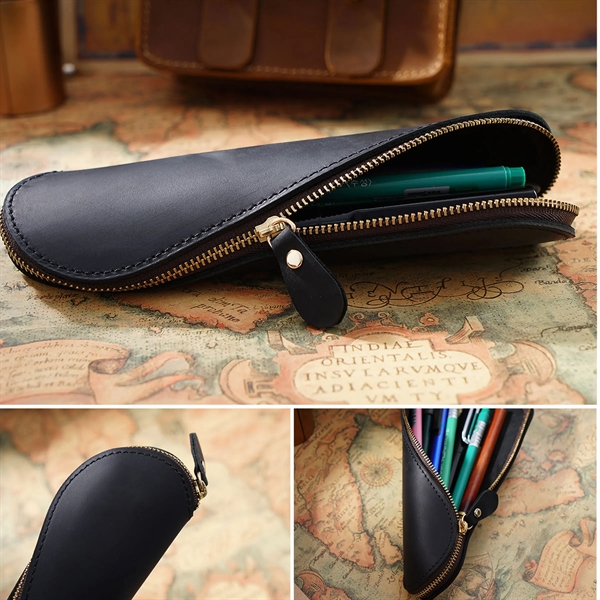 Leather Pencil Case - Leather Pencil Case - Image 2 of 3