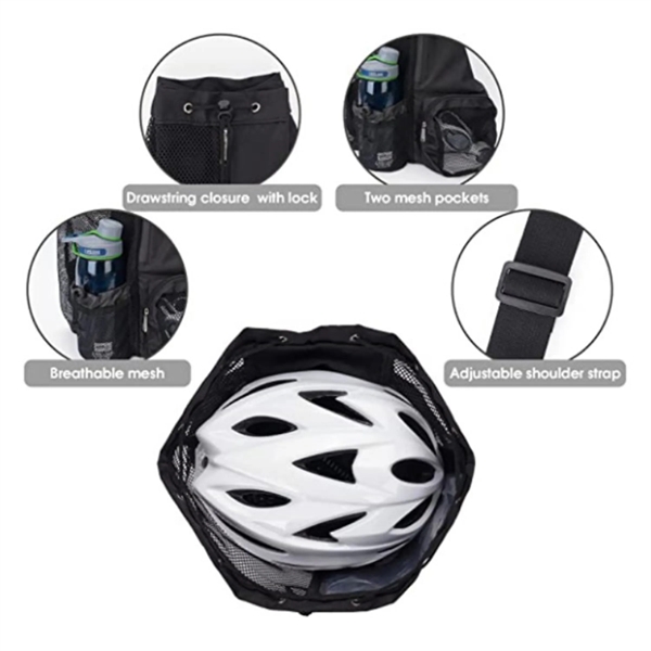 Swim Mesh Drawstring Backpack - Swim Mesh Drawstring Backpack - Image 3 of 3