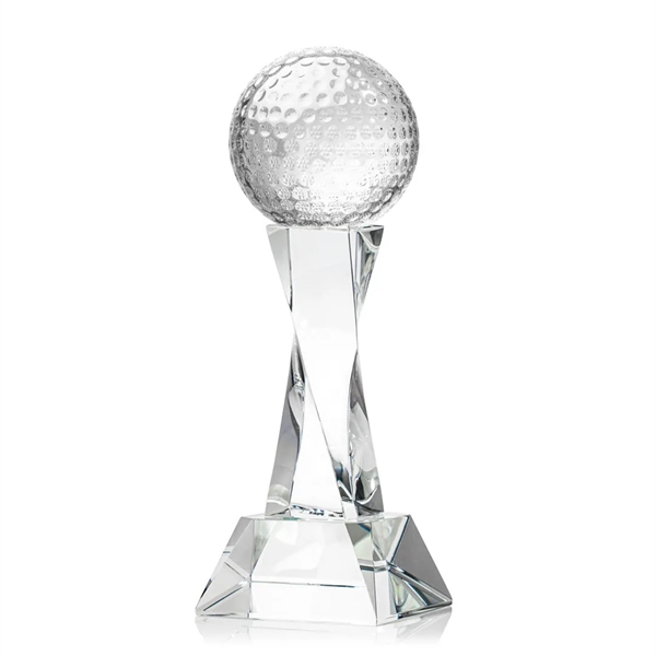 Golf Ball Award on Langport Base - Clear - Golf Ball Award on Langport Base - Clear - Image 1 of 1