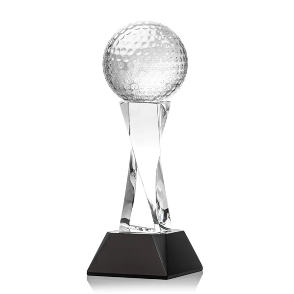 Golf Ball Award on Langport Base - Black - Golf Ball Award on Langport Base - Black - Image 1 of 1