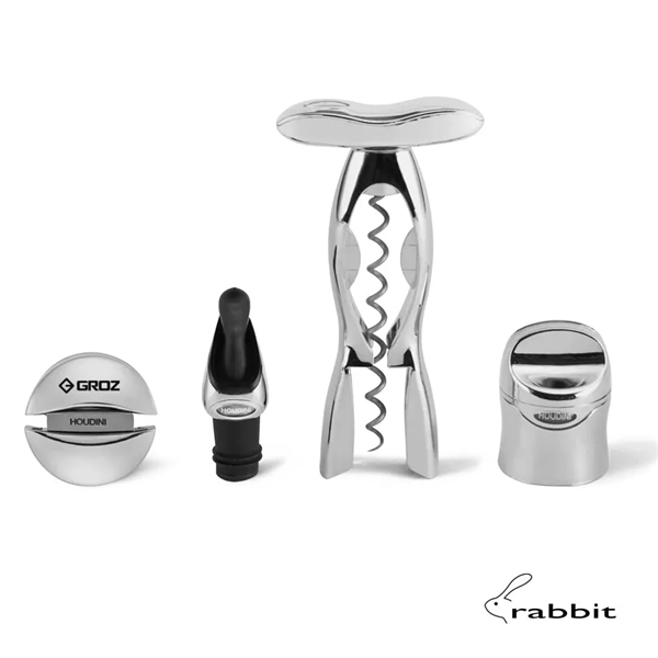 rabbit® Delux 4-PC Wine Tool Kit - rabbit® Delux 4-PC Wine Tool Kit - Image 0 of 1
