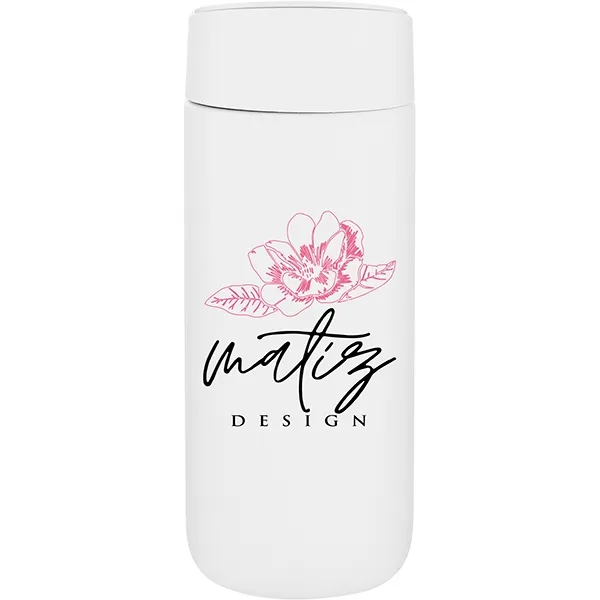 16 oz FellowCarter Slide SS/Ceramic Insulated Travel Tumbler