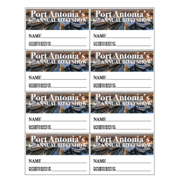 4.25" x 2.75" - 8up 8.5 x 11 Custom Laser Labels 1,000 Sh...