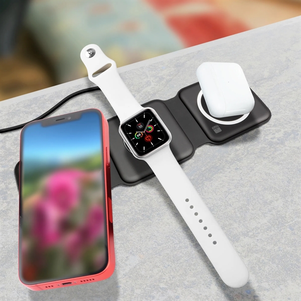 Chi-Charge Stack 3-in-1 Fast Charge Mat for Apple & Android - Chi-Charge Stack 3-in-1 Fast Charge Mat for Apple & Android - Image 20 of 32