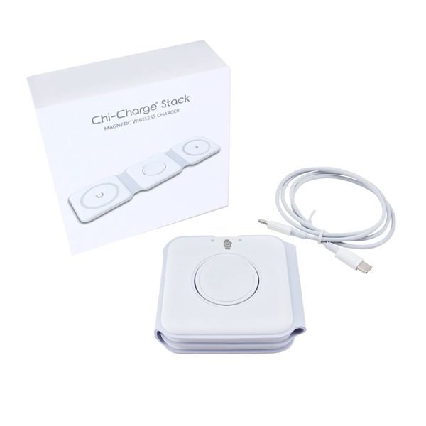 Chi-Charge Stack 3-in-1 Fast Charge Mat for Apple & Android - Chi-Charge Stack 3-in-1 Fast Charge Mat for Apple & Android - Image 22 of 32