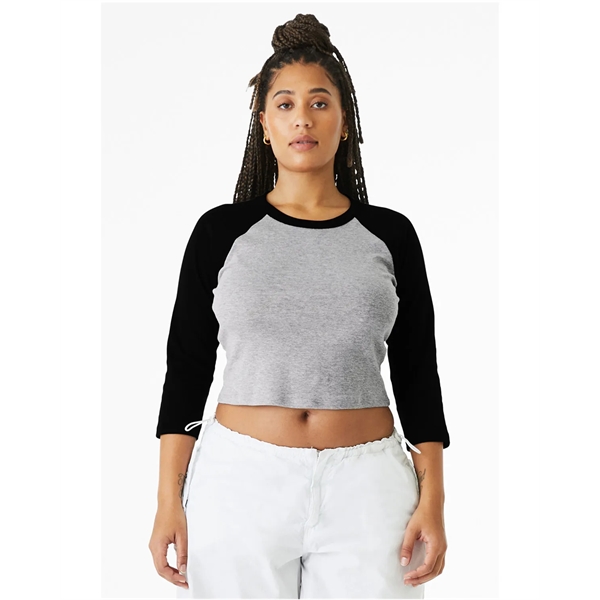 Bella + Canvas Ladies' Micro Ribbed Three-Quarter Raglan ... - Bella + Canvas Ladies' Micro Ribbed Three-Quarter Raglan ... - Image 10 of 55