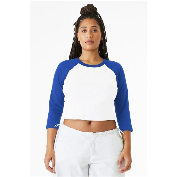 Bella + Canvas Ladies' Micro Ribbed Three-Quarter Raglan ... - Bella + Canvas Ladies' Micro Ribbed Three-Quarter Raglan ... - Image 16 of 55