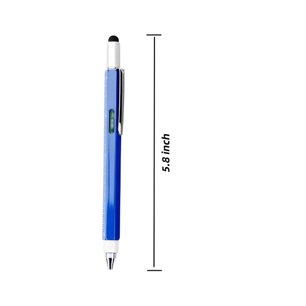 Stylus Screwdriver 6-In-1 ABS Multitool Pen - Stylus Screwdriver 6-In-1 ABS Multitool Pen - Image 1 of 1