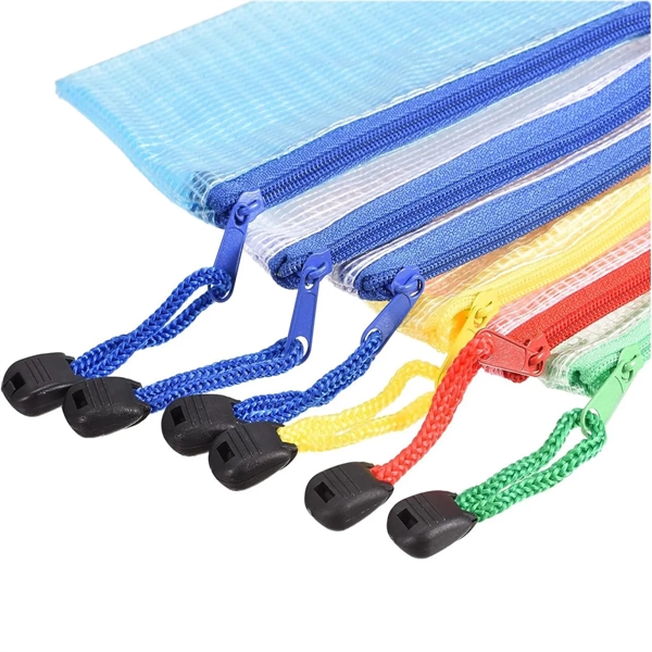 Reusable Transparent Waterproof Zipper Stationery Bag - Reusable Transparent Waterproof Zipper Stationery Bag - Image 2 of 4