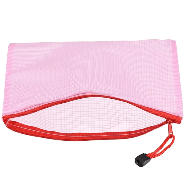 Reusable Transparent Waterproof Zipper Stationery Bag - Reusable Transparent Waterproof Zipper Stationery Bag - Image 3 of 4