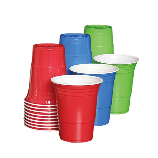 16 Oz. Promo Disposable Plastic Party Stadium Cup - 16 Oz. Promo Disposable Plastic Party Stadium Cup - Image 3 of 3