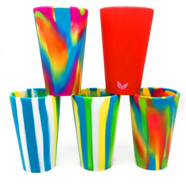 Unbreakable Silicone Cup Drinkware Pint Glass Set - Unbreakable Silicone Cup Drinkware Pint Glass Set - Image 2 of 6