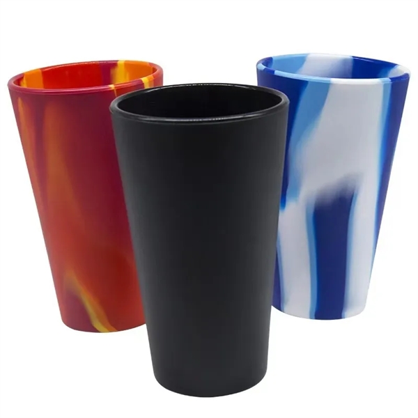 Unbreakable Silicone Cup Drinkware Pint Glass Set - Unbreakable Silicone Cup Drinkware Pint Glass Set - Image 3 of 6