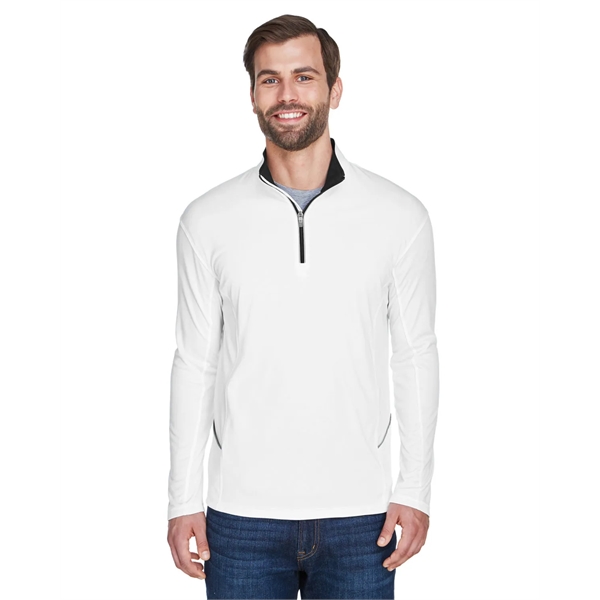 UltraClub Men's Cool & Dry Sport Quarter-Zip Pullover - UltraClub Men's Cool & Dry Sport Quarter-Zip Pullover - Image 0 of 49