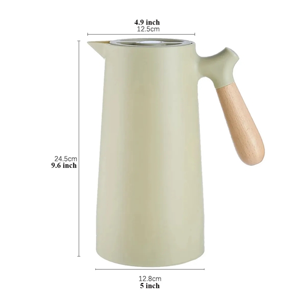 1L Insulated Kettle with Wooden Handle - 1L Insulated Kettle with Wooden Handle - Image 4 of 4