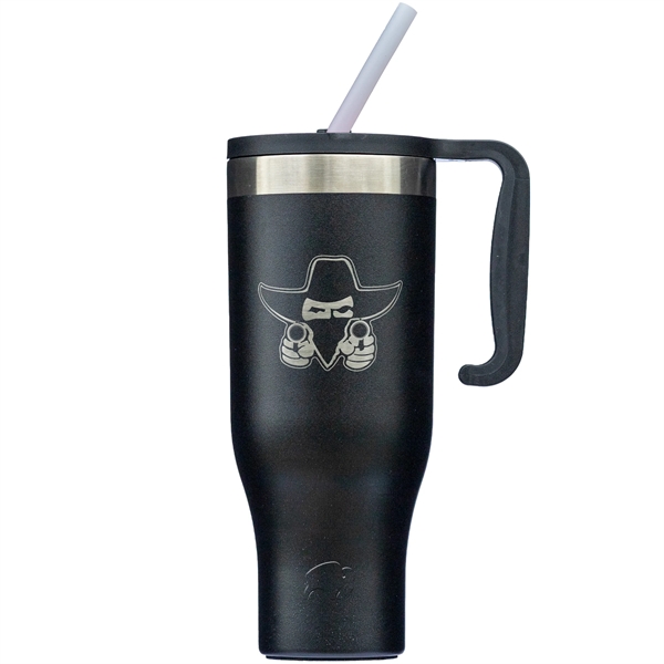 40 oz Stainless Steel Tumbler & Straw - Ceramic Lined - 40 oz Stainless Steel Tumbler & Straw - Ceramic Lined - Image 4 of 20